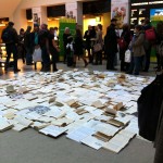 Books on the ground